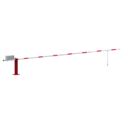 Access barrier with counterweight | and swing post | clear width: 7000 mm | for padlock